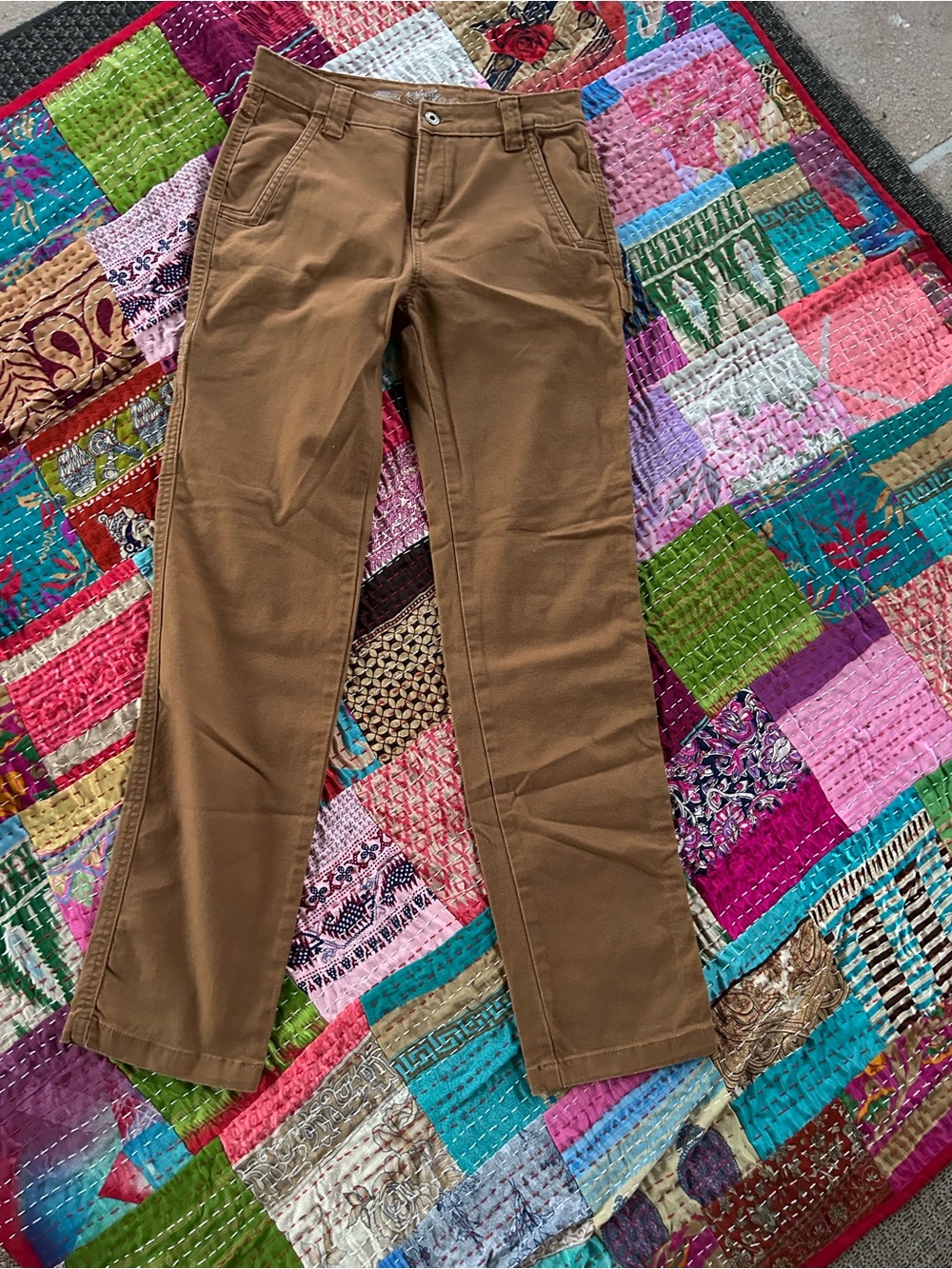 Dickies Perfectly Slimming Carpenter Pants - Brown Tan